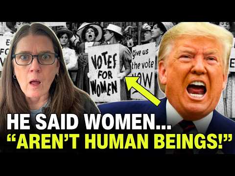 TRUMP PANICKING: Women Voters Turn Against Him | They're "Not Human Beings"?!?