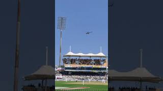 PM MODI visiting m.a chidambaram stadium during 🇮🇳vs🏴󠁧󠁢󠁥󠁮󠁧󠁿 test match in helicopter 🚁🚁