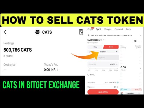 How To Sell Cats Token In Bitget Exchange & Wallet | Bitget Exchange Me Cats Token Kaise Sell Kare