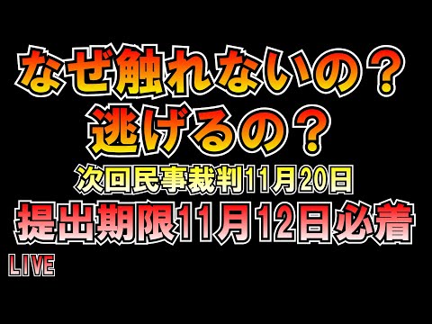 なぜ触れないの？逃走？提出期限11月12日守れよ？無能コンビｗ LIVE #みんつく党 #大津あやか  #みんつく #つばさの党