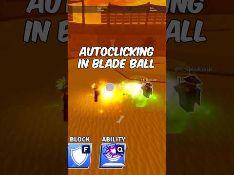 POV: Auto Clickers In Roblox Blade Ball #roblox