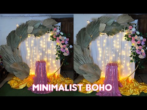 Minimalist Boho decoration | 18th Birthday