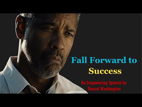 Denzel Washington's Empowering Speech: Fall Forward to Success |#motivation #success #inspiration