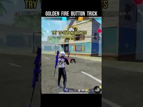 Golden Fire Button Trick 🔥 Free Fire Mastery Firing Button - How To Get?