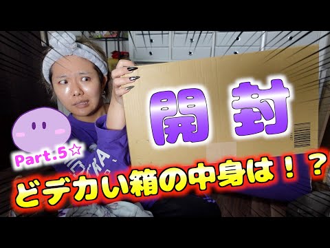 【開封動画】今回も開封していくのだが段ボールがデカすぎる件について物申す！