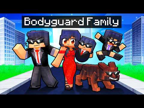 Having a BODYGUARD FAMILY in Minecraft!