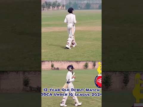 Debut Match DDCA Under 16 League 2024 🏏 #cricket #cricketlover #youtubeshorts