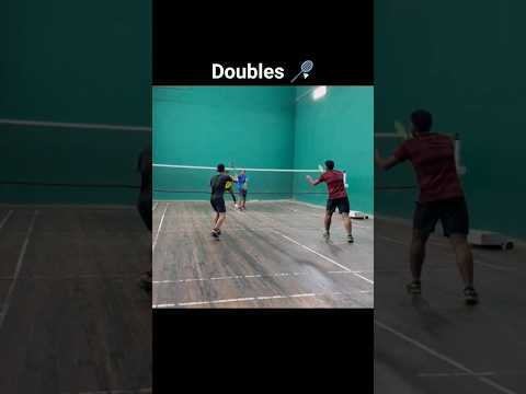 Badminton doubles  🏸#badminton #ytshorts #subscribe