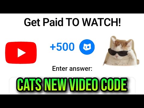 Get Paid To Watch Answer | Cats Get Paid To Watch +500 Cats Video Code | Get Paid To Watch Cats Code