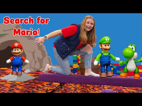 Assistant Helps Mario and Luigi Play Floor is Lava and rescue Treasure