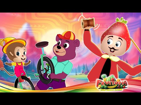 कालू मदारी  | Baby Songs Hindi | "Fun Hindi Nursery Rhymes: Fruitopia