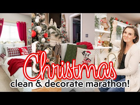 🎄 Christmas Clean and Decorate Marathon 🎄 Christmas Decor Ideas 2023