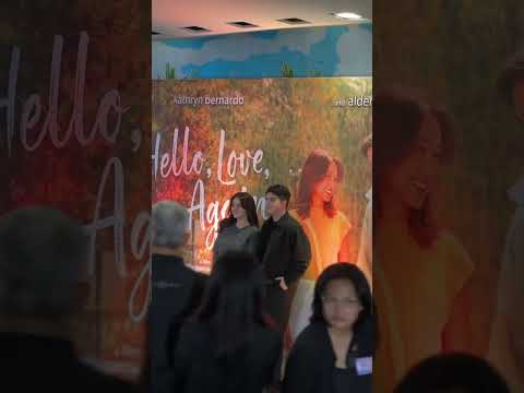 Cassy and Mavy look adorable! #HelloLoveAgainTheWorldPremiere