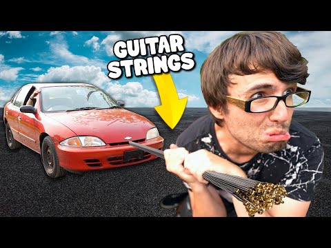 How Many Guitar Strings Does it Take to Tow a CAR?