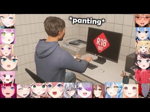 Hololive Girls Reaction To R18 Guy (I Am Part-Time Worker)