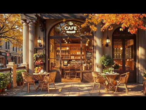 Autumn Bossa Nova at Cozy Coffee Shop Ambience ~ Relaxing Jazz Instrumental Music for Good Mood