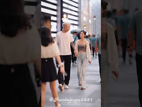 Chinese Street Fashion Couple Ootd Girls Fashion Style #shorts #douyin