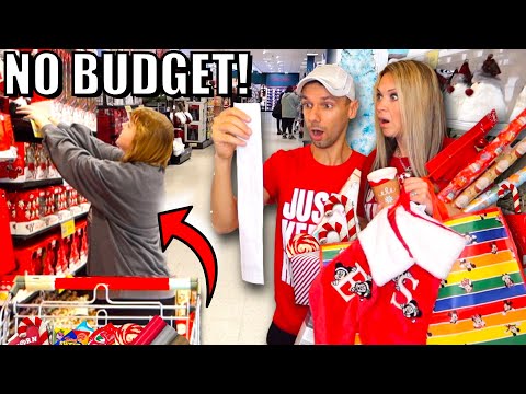 SURPRISE Christmas SHOPPING SPREE for Sam & Emily! 🎁 NO BUDGET!