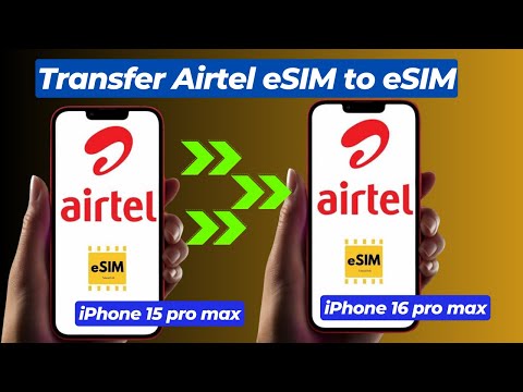 How to Transfer Airtel eSIM from Old iPhone to New iPhone Step by Step Guide in Hindi - 2024