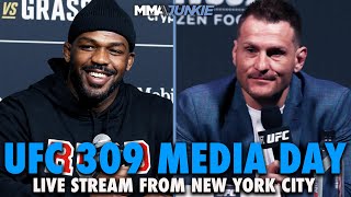 UFC 309 Media Day Live Stream: Jon Jones, Stipe Miocic Talk Title Fight, Retirement, More