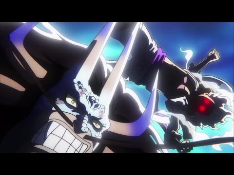 Luffy plays with lighting while fighting Kaido - One Piece episode 1074