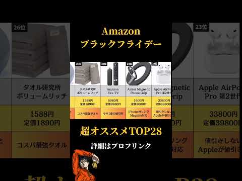 Amazonブラッフライデーのオススメ商品①