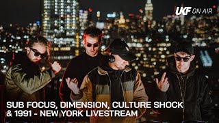 Sub Focus, Dimension, Culture Shock & 1991 | New York Livestream | WORSHIP x DNBNL x UKF On Air