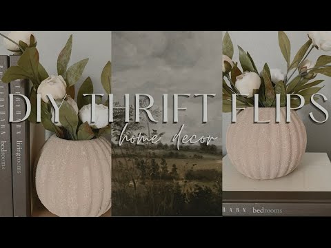 SIMPLE DIY THRIFT FLIPS 2024| DIY HOME DECOR