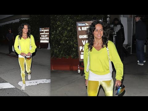 Fast & Furious Star Michelle Rodriguez Takes Off Her Face Mask And Smiles After Having Dinner in LA!