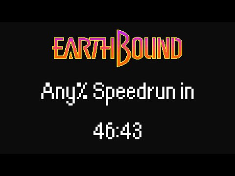 EarthBound Any% Speedrun (Former World Record) in 46:43