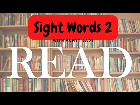 Sight Words 2 || Let's Learn the Sight Words!!!