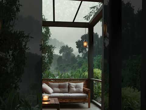 Chill in Cozy Rain 🌧️📖 #relax #rain #vibe #rainsounds #relaxing