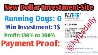 New Dollar Investment Site. Min Invet: 1$. Earn 130% - 200% on 10 Hours. Hyipsdaily