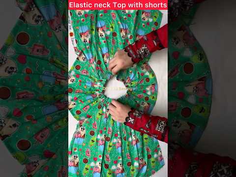 Elastic Neck Top #shorts #short #ytshort #diy #sewingtips #frock #youtubeshorts #shortsfeed