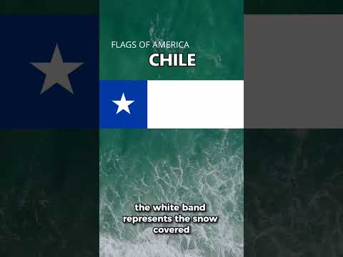 Flags of America: Chile 🇨🇱 #america #chile #latin #geography #history #international #government