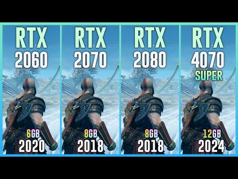 RTX 2060 vs RTX 2070 vs RTX 2080 vs RTX 4070 SUPER - Test in 20 Games