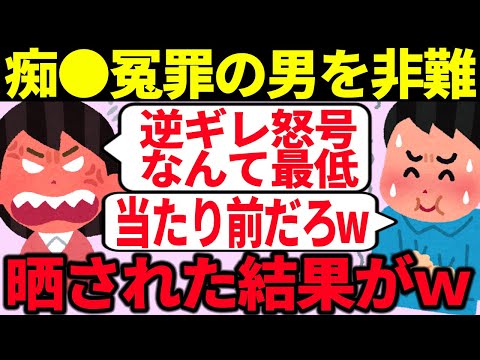 【炎上】発狂ツイフェミが痴●冤罪の男を非難して大論破されてしまう【ゆっくり解説】