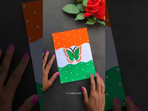 Republic Day Card Ideas 😍#republicday #shorts