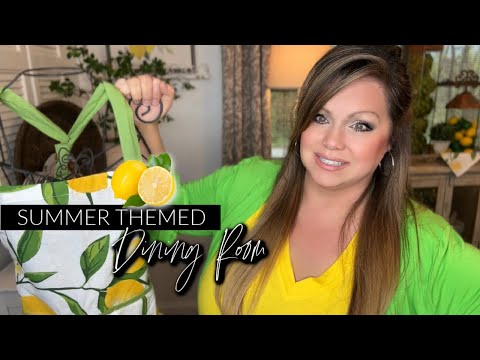 Episode 3 | Summer Themed | Dining Room | Decorate With Me