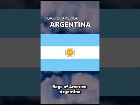 Flags of America: Argentina 🇦🇷 #argentina #usa #flags #foryou #international #history #grography