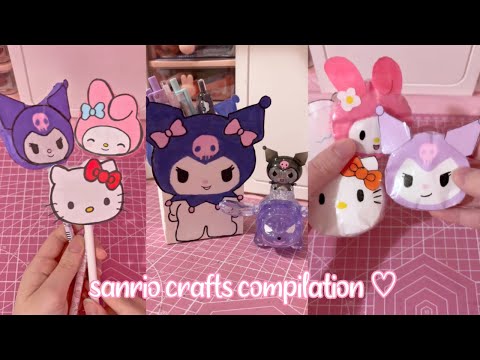 sanrio crafts compilation | pt2 | ASMR | sanriolve