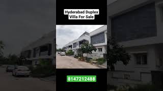 Hyderabad Duplex Villa For Sale #houseforsale #below30lakhs #house #villa #houses  #gatedcommunity