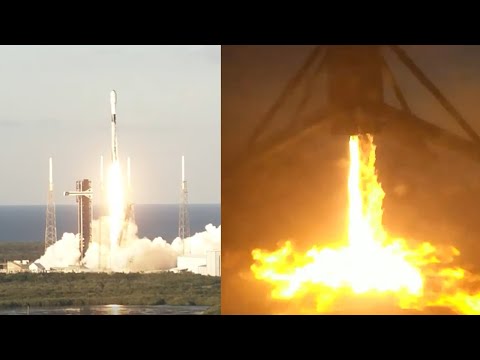 SpaceX Starlink 199 launch and Falcon 9 first stage landing, 26 October 2024