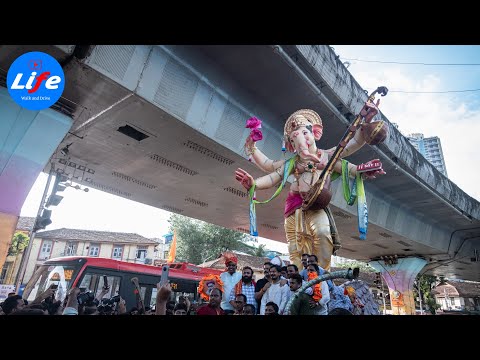 4K walk in Lalbaug During Ganpati Aagman 2023 | Kalachowki Cha Mahaganpati | Grant Road cha Raja