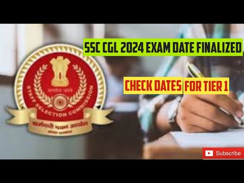 SSC CGL 2024 Exam Date Finalized #ssc#ssccgl#ssccgl2024