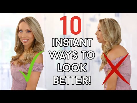 10 Ways to Look More Attractive and Confident INSTANTLY!