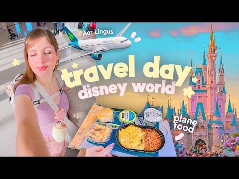 WALT DISNEY WORLD TRAVEL DAY ✿ Traveling to Orlando with Aer Lingus, Airport Vlog & Disney Springs