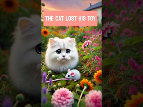 The cat lost his mouse toy #cat #catstory #catvideos # #catai #ai # cats #aicat #aicats #aiart