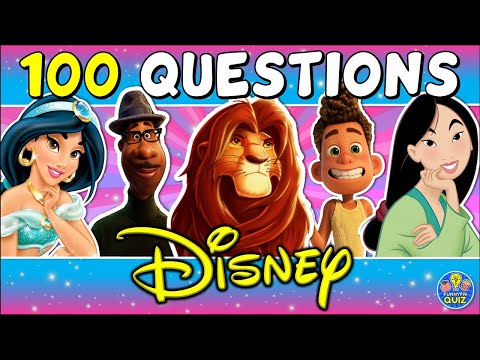 DISNEY TRIVIA QUIZ!| 100 DISNEY QUESTIONS! | MOVIE QUIZ/CHALLENGE/TRIVIA