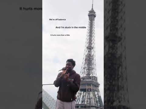 went to Paris. Ate some snails. sang my new song #victorray #streetperformer #offbalance